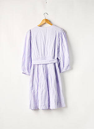 Rochie midi mâneci 3/4 mâneci 3/4 violet Y.A.S femeie