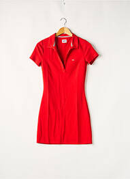Rochie scurtă mâneci scurte mâneci scurte roșu TOMMY HILFIGER femme