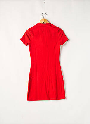 Rochie scurtă mâneci scurte mâneci scurte roșu TOMMY HILFIGER femeie