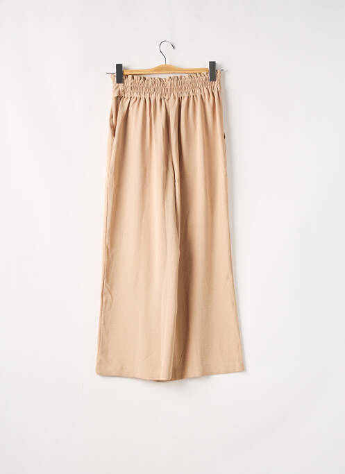 Pantalon larg bej VILA femeie