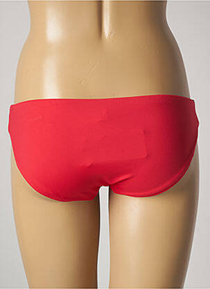 Chiloți de baie efect material satinat chiloți roșu SEAFOLLY femeie