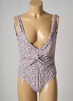 Costum de baie dintr-o singură piesă violet PIECES femeie