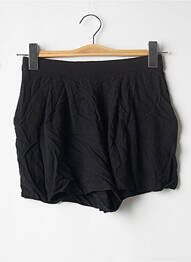Șort talie elastică talie înaltă negru H&M femme