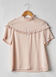 Bluză mâneci scurte mâneci scurte roz H&M femme
