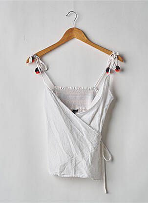 Top alb BONOBO femeie