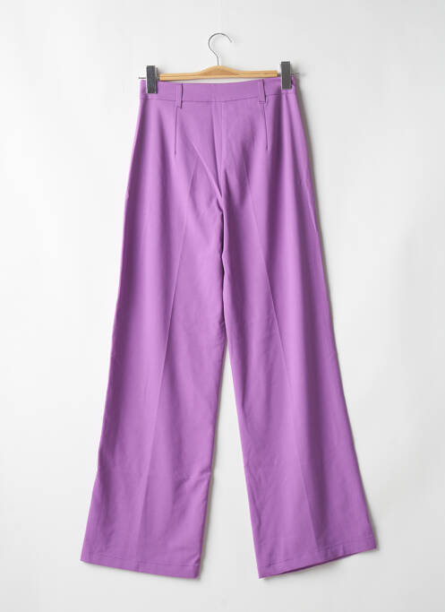 Pantalon larg violet BERSHKA femeie
