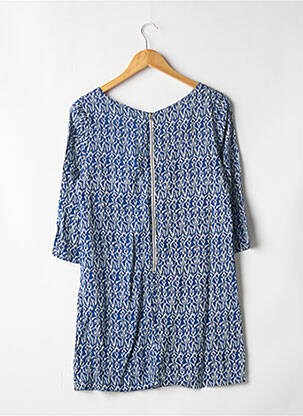 Rochie scurtă mâneci 3/4 mâneci 3/4 albastru GOA femeie