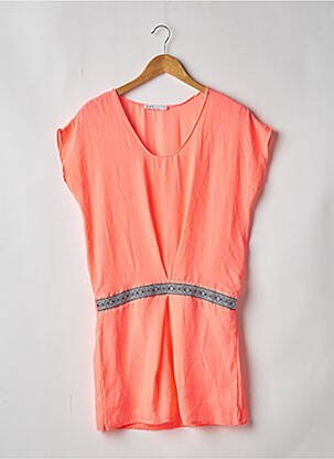 Rochie scurtă mâneci scurte mâneci scurte roz B&K STYLE femeie
