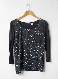 Top imprimeu fantezie mâneci 3/4 negru LA REDOUTE femeie