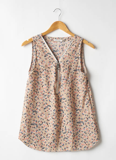 Top bej F DE LA PASSION femeie