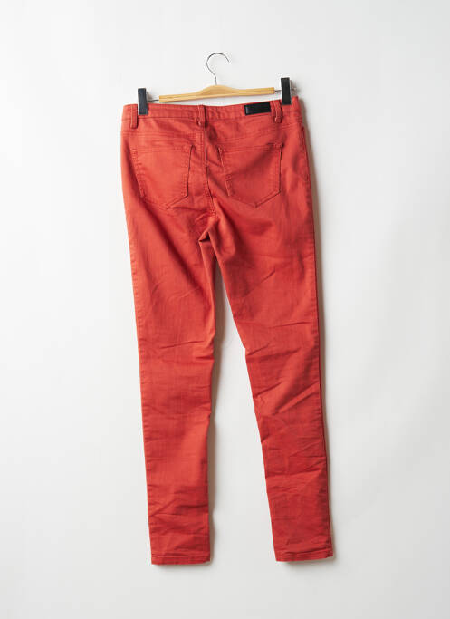 Pantalon slim portocaliu VERO MODA femeie
