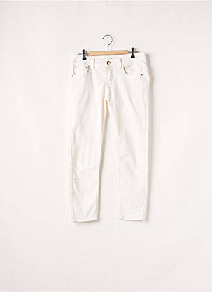 Pantalon 7/8 elasticitate talie joasă bej DAYSIE femeie