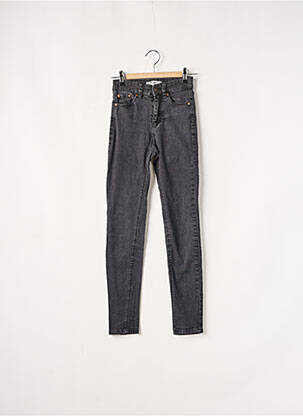 Blugi cu croială slim elasticitate talie joasă negru PULL & BEAR femeie