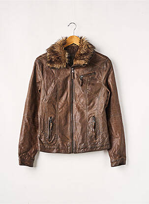 Geci din piele ecologică maro GEISHA femeie