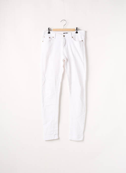 Blugi cu croială slim alb CARE OF YOU femeie