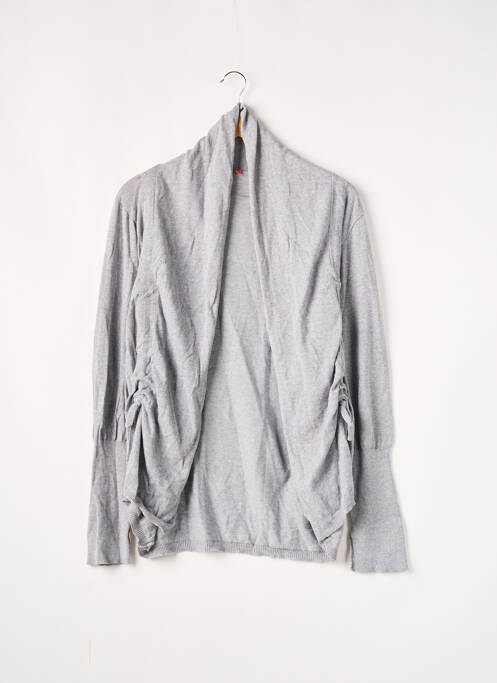 Vestă cu mâneci lungi finisaj cu mansete elastice gri SANS MARQUE femme