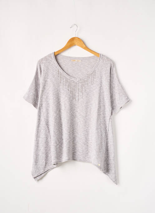 Pulover tunică gri LES P'TITES BOMBES femeie