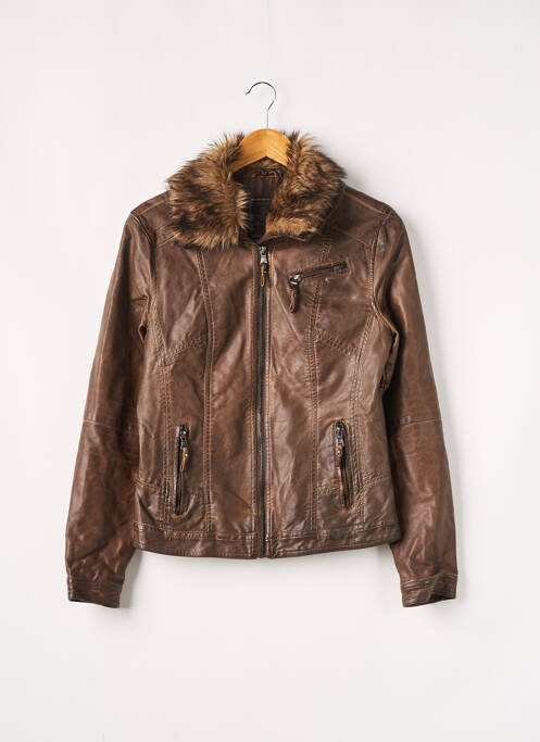 Geci din piele ecologică maro GEISHA femeie