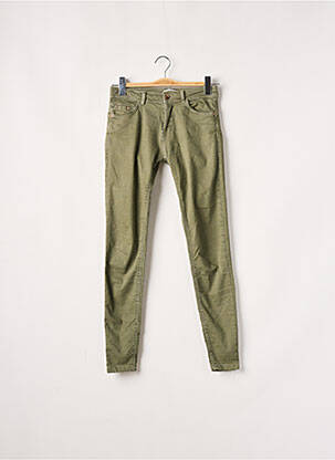 Pantalon slim elasticitate mărime normală verde BERSHKA femeie