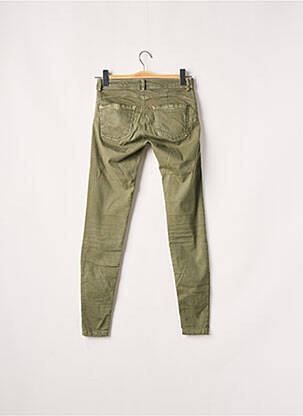 Pantalon slim elasticitate mărime normală verde BERSHKA femeie