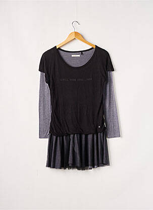 Tunică mâneci lungi negru IKKS femeie