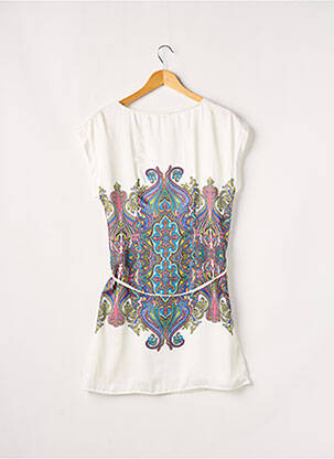 Rochie scurtă mâneci scurte mâneci scurte alb PROMOD femeie