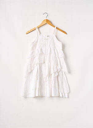 Rochie midi alb LITTLE COUTURE fată