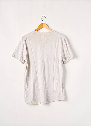 Tricou broderie mâneci scurte bej G STAR bărbat