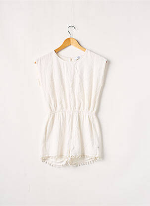 Salopetă scurtă alb LE TEMPS DES CERISES femeie