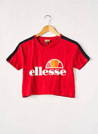 Tricou croială dreaptă mâneci scurte roșu ELLESSE femme