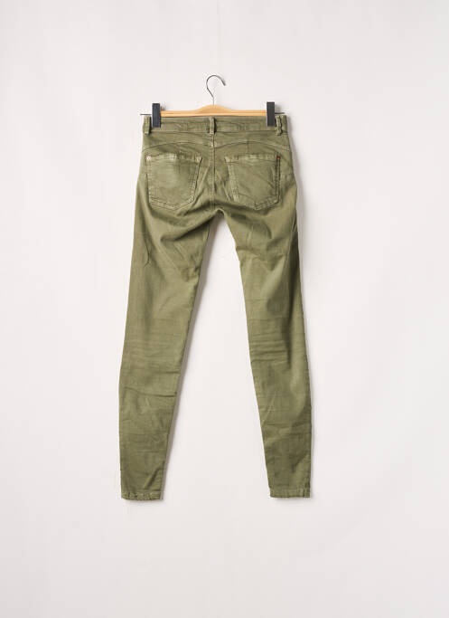 Pantalon slim verde BERSHKA femeie