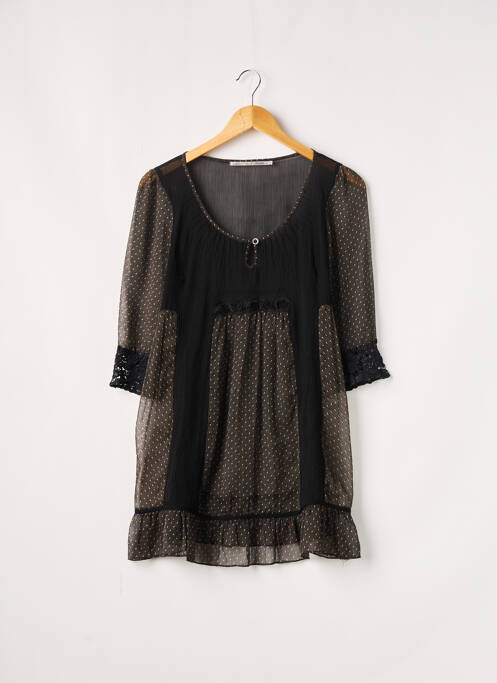 Tunică mâneci lungi negru DDP femeie