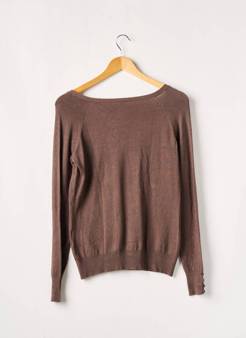 Vestă cu mâneci lungi maro CACHE CACHE femeie