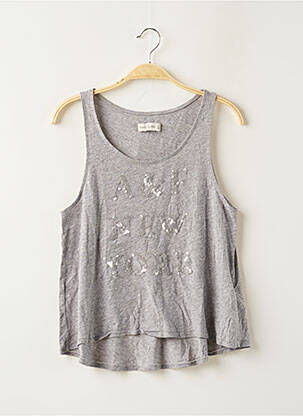 Top gri ABERCROMBIE & FITCH femeie