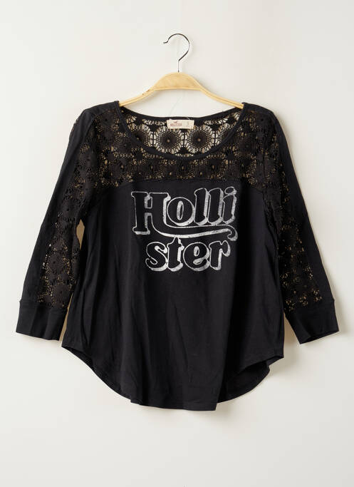 Top negru HOLLISTER femeie