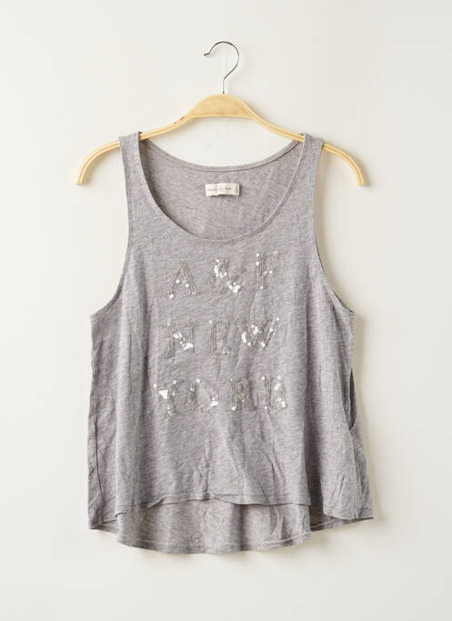 Top gri ABERCROMBIE & FITCH femeie