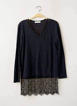 Tunică mâneci lungi albastru SANDRO femeie