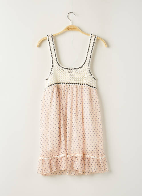 Rochie de plajă ușoară și transparentă roz GOLDEN DAYS femme