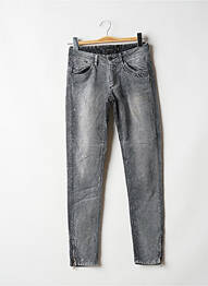 Pantalon slim conic mărime normală gri BERENICE femeie