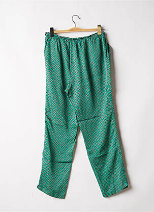 Pantalon drept talie înaltă talie înaltă verde NICE THINGS femeie