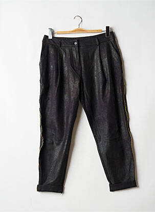Pantalon drept elasticitate talie înaltă negru MARYLEY femeie