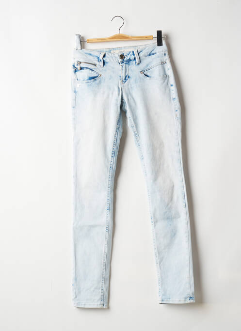 Blugi cu croială slim albastru TRUSSARDI JEANS femeie