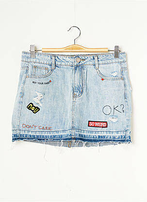 Fustă scurtă albastru MISS TWO femeie