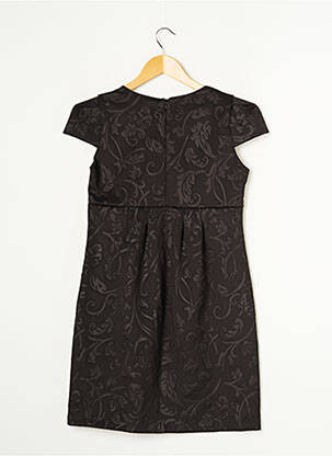 Rochie midi croială fluidă mâneci scurte negru VOODOO femeie