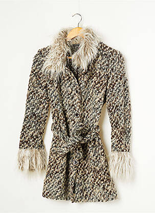 Palton lung bej LE PHARE DE LA BALEINE femeie