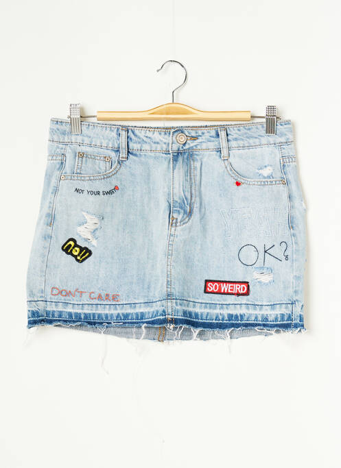 Fustă scurtă albastru MISS TWO femeie