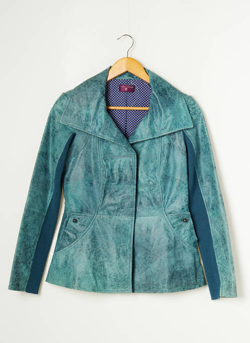 Geacă din piele albastru ONE STEP femeie