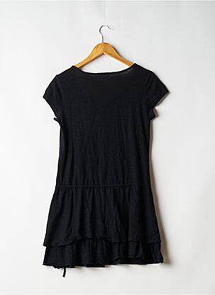 Rochie midi croială fluidă mâneci scurte negru LA MODE EST À VOUS femeie