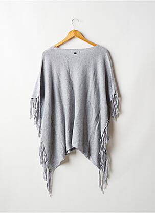 Poncho guler rotund gri TOM TAILOR femeie