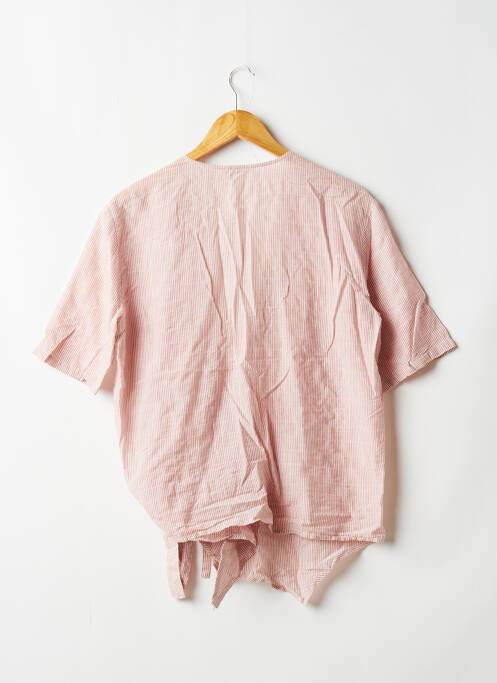 Cardigan petrecut roz YAYA femeie